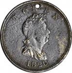 1820 Northwest Company Beaver Token. Brass. Breen-1083, W-9250. Rulau-E Ore-1A. Extremely Fine.