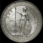 British Trade Dollar イギリス贸易银 Dollar 1902B AU~UNCKM-T5 ブリタニア 