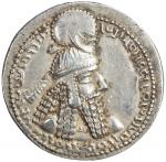 SASANIAN KINGDOM: Ardashir I, 224-241, AR drachm  (4.32g), G-10, kings bust, wearing tight headdress