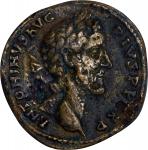 ANTONINUS PIUS, A.D. 138-161. AE Sestertius, Rome Mint, A.D. 146. ANACS VF-30. Corroded.