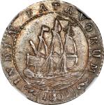 1802年荷属东印度1/2盾。NETHERLANDS EAST INDIES. Batavian Republic. 1/2 Gulden, 1802. Enkhuizen Mint. NGC MS-