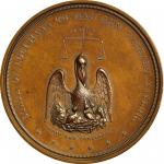 State of Louisiana Medal to Major General Zachary Taylor. Julian MI-25. Copper. 76.6 mm. About Uncir