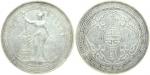 Great Britain, cleaned, very fine. Silver Trade Dollar, 1911B,