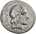 Ancients. ROMAN REPUBLIC: Mn. Fonteius C.f. 85 BC, AR denarius (4.01g), Rome, S-261, Crawford 353/1,