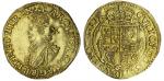 Charles I (1625-49), Double-Crown, group B, Tower, m.m. castle, 4.40g, second bust in ruff, armour a
