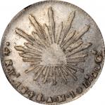MEXICO. 4 Reales, 1848-Pi AM. San Luis Potosi Mint. NGC FINE-12.