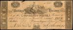 1824 State of Ohio Counterfeit Case Documents with Ontario Bank, New York Counterfeit Note. Very Goo
