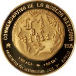 MEXICO. Mexico Numismatic Society Historic Coins Series Gold Medal, 1975-Mo. Mexico City Mint. NGC M