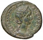Roman coins Empire;Giulia Mamea (madre di Alessandro Severo) Asse - Busto diademato a d. - R/ Vesta 