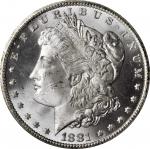 1881-CC GSA Morgan Silver Dollar. MS-64+ (NGC).
