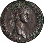 CLAUDIUS, A.D. 41-54. AE Sestertius (29.77 gms), Rome Mint, ca. A.D. 50-54. CHOICE VERY FINE, tooled