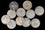 Lot of (11) Capped Bust Half Dollars. (Uncertified).