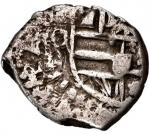 Potosi, Bolivia, cob 1 real, (1649) O/Z, undotted O, very rare, ex-Mastalir (Plate Coin).