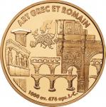 フランス(France), 1999, 金(Au), 655.957ﾌﾗﾝ Francs,プルーフ, Proof, ユーロ紙幣誕生 ＜1貨 ギリシャローマ＞ 655.957フラン金貨 1999年 KM