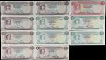 BAHAMAS. Lot of (11). Mixed Banks. 50 Cents, 1 & 3 Dollars, 1965-74. P-17a, 18b, 26a, 28a, 35a & 35b