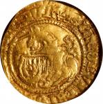 SCOTLAND. 1/2 Unicorn, ND (1488-1513). Edinburgh Mint; mm: lis. James IV. NGC F-12.