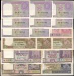 INDIA. Mixed Banks. Mixed Denominations, Mixed Dates. P-Various. Extremely Fine.