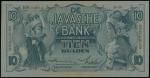 1939年荷属东印度爪哇银行拾盾，PMG65EPQ，世界纸币