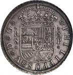 SPAIN. 8 Reales, 1728-SP. Seville Mint. Philip V (1700-46). NGC AU-58.