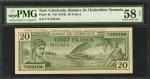 1944年新喀裡多尼亚东方汇理银行20法郎。
