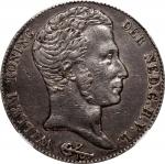 NETHERLANDS. 3 Gulden, 1832/24. William I. NGC VF-30.