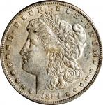 1884-S Morgan Silver Dollar. EF-45 (PCGS).
