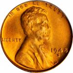 1948-S Lincoln Cent. MS-67 RD (PCGS). CAC.