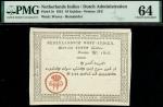 Netherlands East Indies, Government State note, unissued 10 gulden, 1815, blue and white, ornate bor
