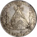 BOLIVIA. Proclamation Medal in Silver, 1808. Potosi Mint. Ferdinand VII. PCGS Genuine--Damage, AU De