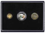 Malaysia, RM1, RM10 & RM100, 75th Annniversary of Taman Negara, 2014 (KN89) Nordic Gold, .999 Silver