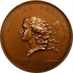 1983 Libertas Americana Medal. Modern Paris Mint Dies. Bronze. MS-67 BN (PCGS).
