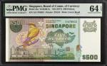 1977年新加坡货币发行局伍佰圆。两张连号。SINGAPORE. Lot of (2). Board of Commissioners of Currency, Singapore. 500 Doll