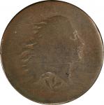 1793 Flowing Hair Cent. Wreath Reverse. S-9. Rarity-2. Vine and Bars Edge. Poor-1 (PCGS). CAC.