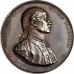 1779 (After 1880) John Paul Jones medal. Betts-568. Silver. Original dies, restrike. Paris Mint. 56.
