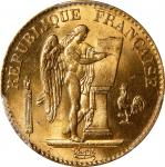 FRANCE. 20 Francs, 1877-A. Paris Mint. PCGS MS-65+.