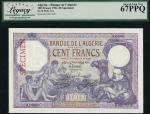 Banque de lAlgerie, Algeria, specimen 100 francs, ND (1921-1928), zero serial numbers, lilac, Berber