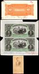 COLOMBIA. Lot of (3). Banco de Rio Hacha. 10 Pesos, 1883. P-S819Asp. Proofs.