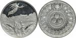 1891年瑞士自由女神大型银样章。PCGS SP63