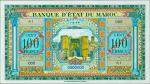 MOROCCO. Banque DEtat Du Maroc. 100 Francs, 1.3.44. P-27s. Specimen. Uncirculated.