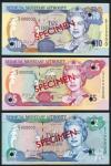 BERMUDA, Bermuda Monetary Authority, a set of specimen notes from the 2000 Issue comprising, $2, blu