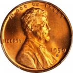 1950-D Lincoln Cent. MS-67 RD (PCGS).