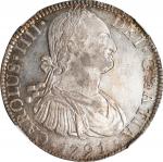 MEXICO. 8 Reales, 1791-Mo FM. Mexico City Mint. Charles IV. NGC MS-61.