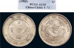 二十九年（1903年）北洋造光绪元宝七钱二分银币（LM462）