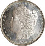 1878 Morgan Silver Dollar. 8 Tailfeathers. VAM-2. Lines in LIB. MS-62 PL (PCGS).
