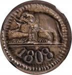 1808年锡兰24 Stivers。CEYLON. 24 Stivers (1/2 Rix Dollar), 1808. Adriaan Pieter Blumes (Private) Mint. G