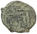 SALDUQIDS: Izz al-Din Salduq, 1129-1168, AE fals (1.66g), NM, ND, A-1890A, izz al-din in central cir