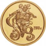 2001年中国石窟艺术-敦煌石窟纪念金币1/2盎司 完未流通