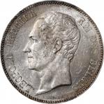 BELGIUM. 5 Francs, 1852. Brussels Mint. Leopold I. PCGS MS-62.
