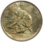UNITED STATES: AR 50 cents, 1925-S, KM-155, NGC graded MS65, California Diamond Jubilee commemorativ