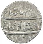 Lot 2423 MUGHAL: Shah Jahan II， 1719， AR rupee 4011.41g41， Lahore， AH1131 year one 40ahad41， KM-405.